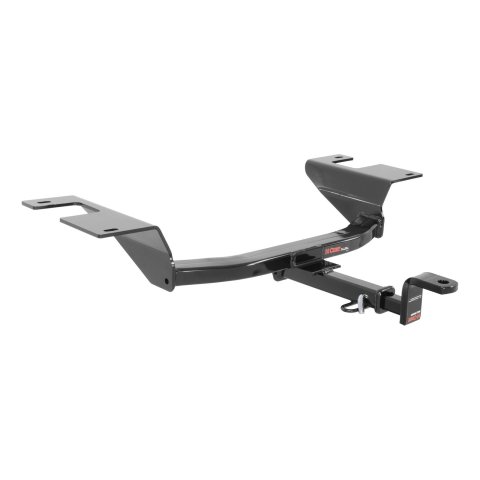 CURT Class 1 Receiver Hitch 114413 Hitch, I, 1/4 in. Receiver, Square Tube Welded, Black Powdercoated, with Old-Style Ball Mount, Buick, Cascada, Each