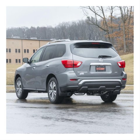 CURT Class 3 Receiver Hitch 13309 Hitch, III, 2 in. Receiver, Square Tube Welded, Black Powdercoated, Nissan, Pathfinder, Each