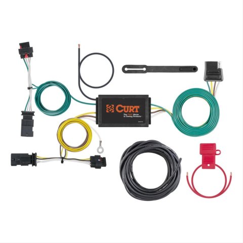 CURT Custom Wiring Connector Harnesses for 2017-2021 COMPASS - 56369 CUSTOM VEHICLE TO TRAILER WIRING HARNESS JEEP