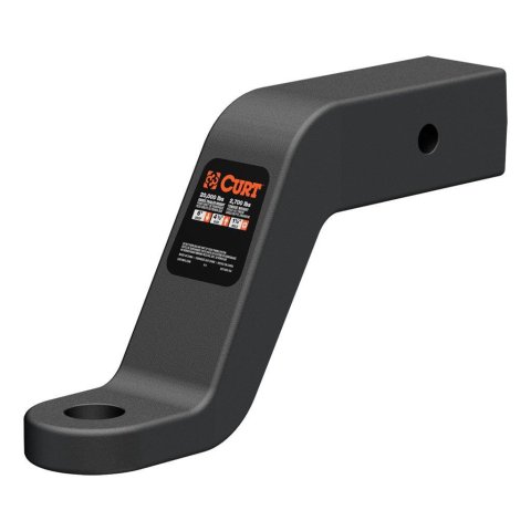 CURT Commercial-Duty Forged Ball Mounts 45459 Mount, Forged, Commercial Duty, 2.5 in. Receiver, 6 in. Drop, 4.5 Rise, Each