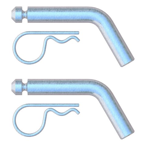 CURT Replacement E16 Fifth Wheel Head Attachment Pins 19226 Hitch Components, and Clips, Pair