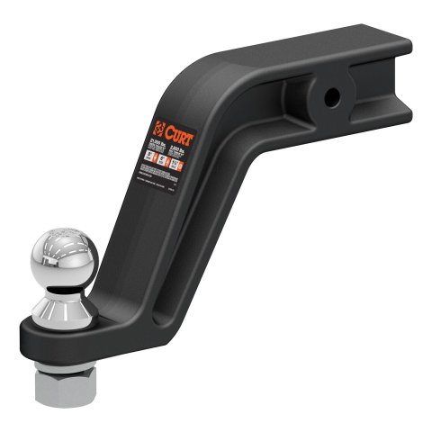Curt Manufacturing Receiver Hitch Ball Mounts 45377 Loaded Mount, Loaded Mount