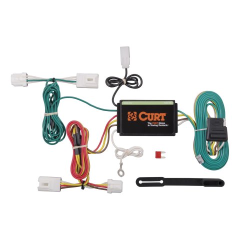 CURT Custom Wiring Connector Harnesses for 2003-2014 MURANO - 55571 Vehicle Towing Harness Adapter, T-Connector, 3-Wire System, Circuit Protected Converter, Nissan, Each