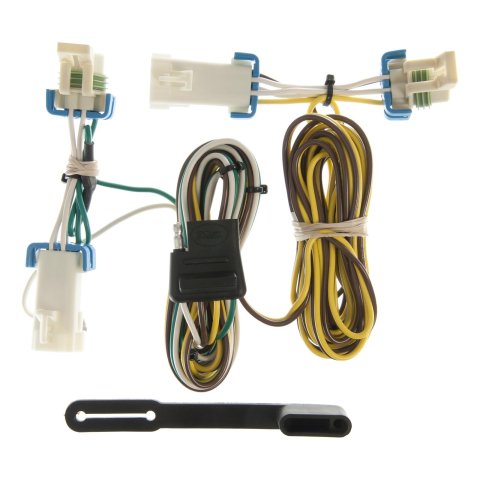 CURT Custom Wiring Connector Harnesses for 2001-2005 AZTEK, 2002-2007 RENDEZVOUS - 55383 Vehicle Towing Harness Adapter, T-Connector, 2-Wire System, Buick/Pontiac, Each
