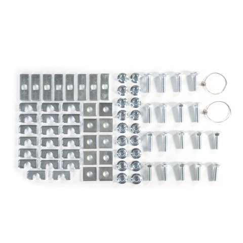 CURT Custom Fifth Wheel Bracket Kits for 2004-2024 TITAN - 16470 Brackets, Steel, Gloss Black, Nissan, Set