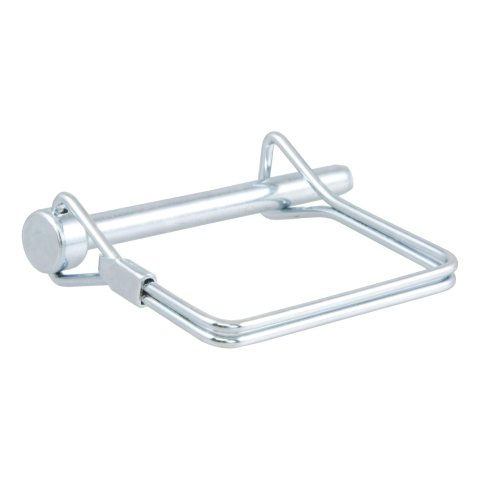 CURT Coupler Safety Pins 25080 Trailer Pin, 1/4 in. Diameter, Steel, Zinc Finish, Each