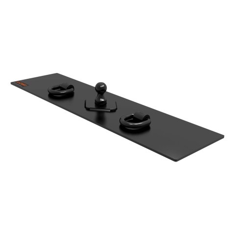 CURT Gooseneck Flat Plate Hitches 65500 Hitch, Plate, Carbide Powdercoated, 2-5/16 in. Ball, 30,000 GTW, Universal, Each