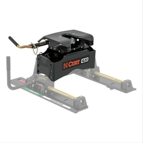 CURT Q20 Fifth Wheel Trailer Hitches 16536 Hitch, Wheel, Q20, Carbide Powdercoated, Kit