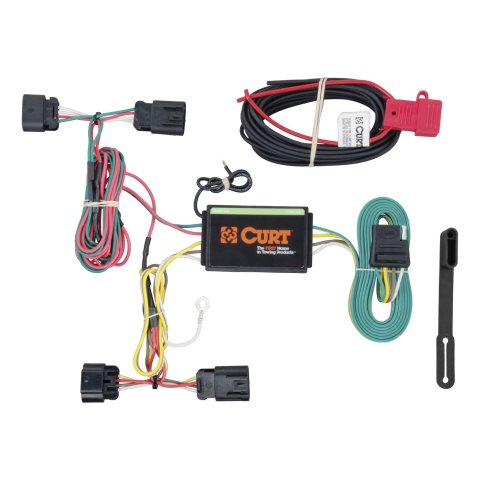 CURT Custom Wiring Connector Harnesses for 2011-2014 200, AVENGER - 56211 Adapter, Vehicle Towing Harness, T-Connector, Chrysler, Dodge, Each
