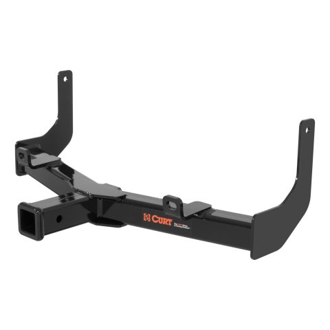 CURT Class 3 Receiver Hitch 31074 Trailer Hitch, Front Mount, 2 in. Receiver, Black Powdercoated, Chevy, GMC, Each