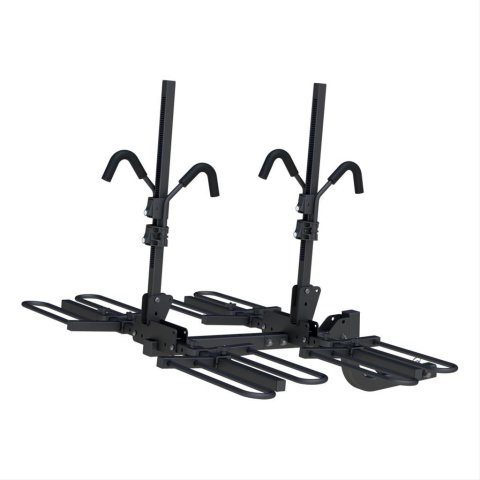 CURT Tray-Style Hitch Bike Racks 18087 Racks, Rack, Platform-Style Rack, Mount, 2 in. Receiver Size, 4 Capacity, Steel, Black, Each