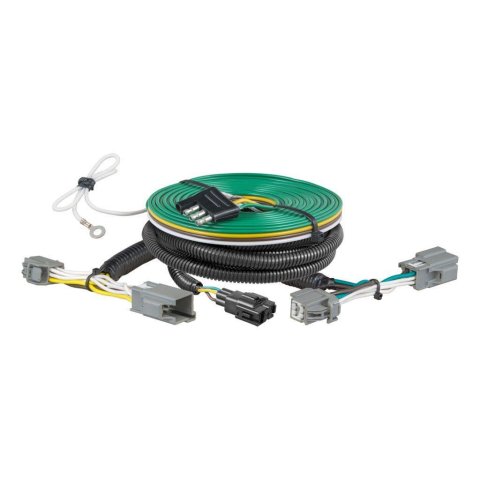 CURT Custom Towed-Vehicle RV Wiring Harnesses for 2014-2019 FIESTA - 58972 Trailer Connector Kit, Harness