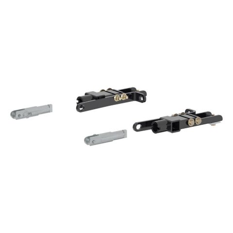 CURT Custom Tow Bar Base Plates 70120 Adapter Bracket, Plate, Steel, Black Powdercoated, Chevrolet, GMC, Kit