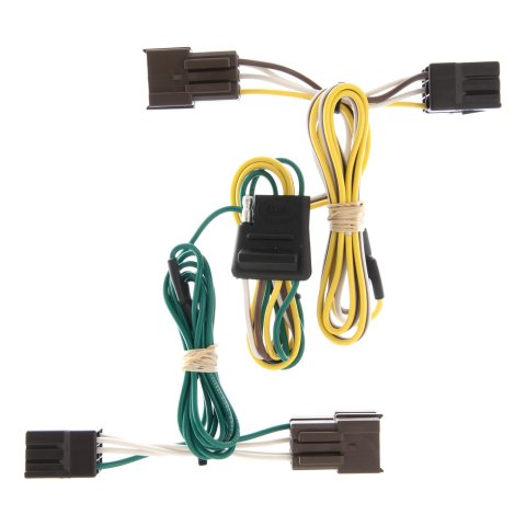 CURT Custom Wiring Connector Harnesses for 2000-2003 SABLE, TAURUS - 55375 Vehicle Towing Harness Adapter, T-Connector, 2-Wire System, Ford/Mercury, Each