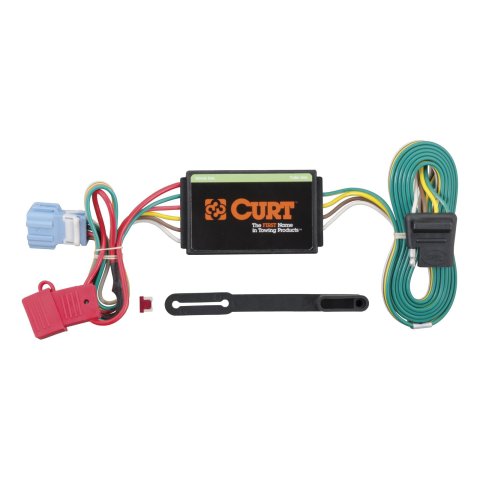 CURT Custom Wiring Connector Harnesses for 2010-2011 ACCORD CROSSTOUR, 2007-2018 RDX - 56008 Vehicle Towing Harness Adapter, T-Connector, 3-Wire System, use on Acura®, Each