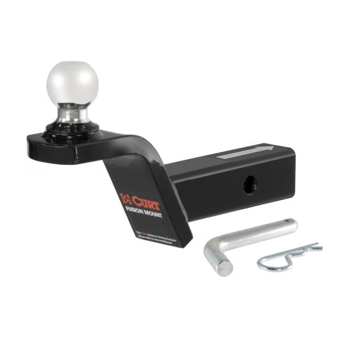 CURT Fusion Mount Ball Mounts 45152 Receiver Hitch Mount, Mount, 2 in. Rise, 1 7/8 in. Ball, Each