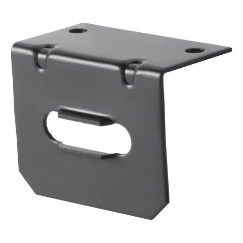 CURT Trailer Wire Connector Brackets 58300 Vehicle Towing Harness Adapter Mounting Bracket, Bracket, 4 Flat, Bulk