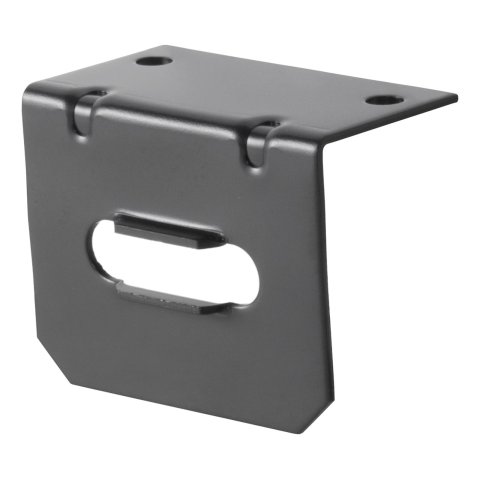 CURT Trailer Wire Connector Brackets 58301 Vehicle Towing Harness Adapter Mounting Bracket, Bracket, 4 Flat, Each