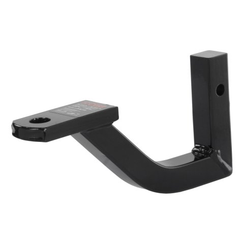 CURT Vertical Receiver Tube Ball Mounts 45507 Hitch Mount, Tube, 1 1/4 in. Square Style, 2 1/4 in. Drop, Steel, Black, Each