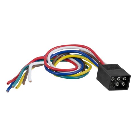 Curt Manufacturing Trailer Wiring Harnesses 58037 6-WAY SQUARE CONNECT