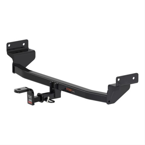 CURT Class 2 Receiver Hitch 121713 Hitch, II, 1 1/4 in. Receiver, Square Tube Welded, Black Powdercoated, with Old-Style Ball Mount, Kia, Niro, Each