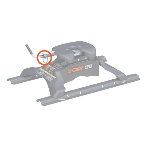 CURT Replacement Q-Series Fifth Wheel Handle Lock Hardware 19224 Hitch Components, Hardware, Kit
