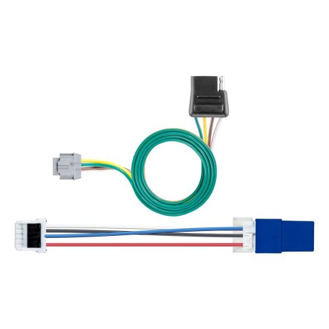 CURT Custom Wiring Connector Harnesses for 2022-2025 PATHFINDER, QX60 - 56520 Trailer Wire Connector, T-Connector, 4-Way Flat, Infiniti, Nissan, Each