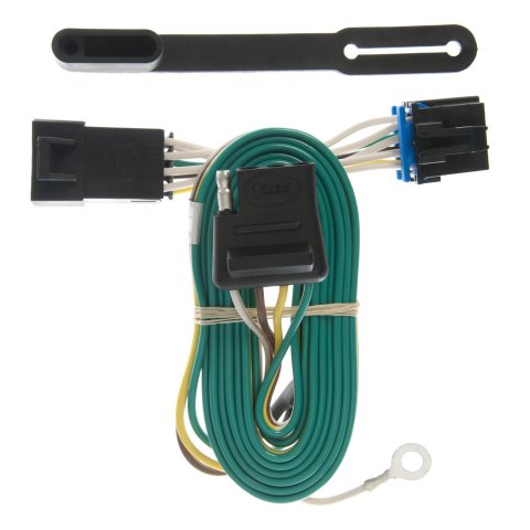 CURT Custom Wiring Connector Harnesses for 1991-1996 CAPRICE, ROADMASTER, 1994-1996 IMPALA - 55347 Vehicle Towing Harness Adapter, T-Connector, 2-Wire System, Buick/Chevy, Each