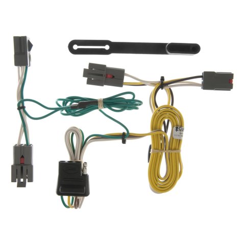 CURT Custom Wiring Connector Harnesses for 1992-1997 CROWN VICTORIA, GRAND MARQUIS, 1994-2004 MUSTANG - 55326 Vehicle Towing Harness Adapter, T-Connector, 2-Wire System, Ford/Mercury, Each