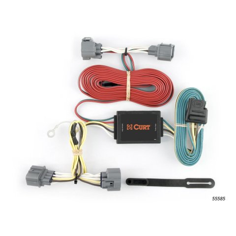 CURT Custom Wiring Connector Harnesses for 2006-2014 RIDGELINE - 55585 Vehicle Towing Harness Adapter, T-Connector, 3-Wire System, Converter, use on Honda®, Each