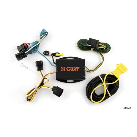 CURT Custom Wiring Connector Harnesses for 2008-2010 AVENGER - 56028 Vehicle Towing Harness Adapter, T-Connector, Dodge, Each