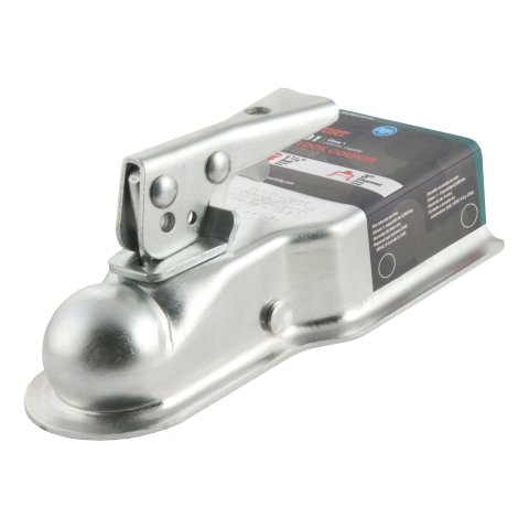 CURT Posi-Lock Couplers 25131 Trailer Coupler, Posi-Lock, 1 7/8 in. Ball, 200 lb. TW, 2,000 lb. GTW, Steel, Zinc Plated, Each