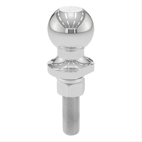 CURT Hitch Balls 40016 Ball, Chrome, 1 7/8 in. Ball, 0.750 in. Diameter Shank, 3 in. Length Shank, 2,000 lbs., Each