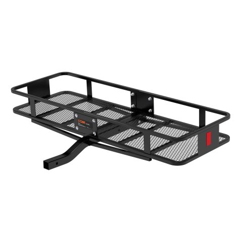 CURT Basket-Style Cargo Carriers 18150 Carrier, Receiver Hitch Mount, Steel, Black Powdercoated, 500 lb. Capacity, 60 in. x 20 in., Each