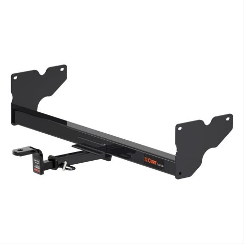 CURT Class 2 Receiver Hitch 121773 Hitch, II, 1-1/4 in. Receiver, Black Powdercoat, Square Tube, Volkswagen, Each