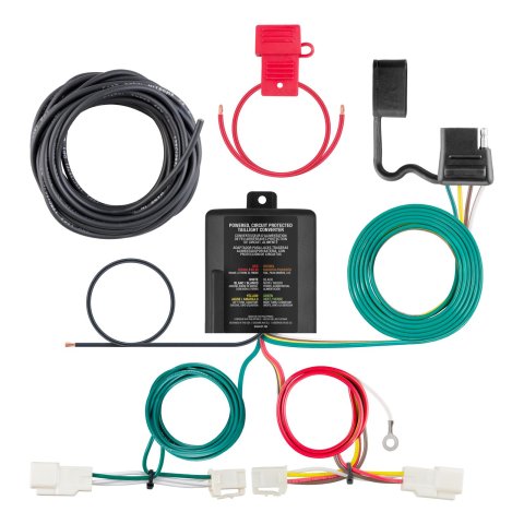 CURT Custom Wiring Connector Harnesses for 2023-2025 OUTLANDER PHEV, 2019-2025 RAV4, 2021-2024 RAV4 PRIME - 56434 Trailer Harness, Main Type, 4-Flat Connector, Toyota, Each
