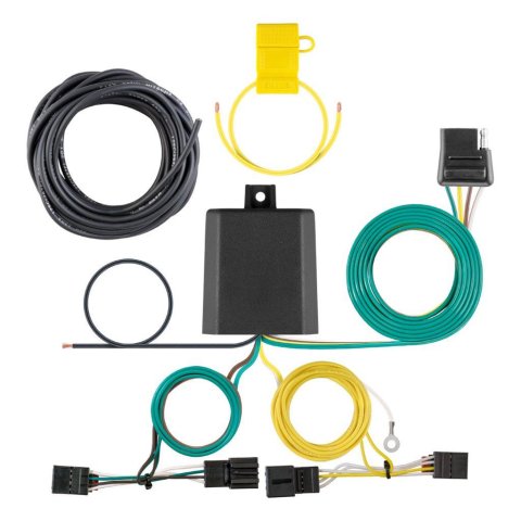 Curt Manufacturing Trailer Wiring Harnesses 56422 Connector Kit, Custom Harness (4-Way Flat Output)