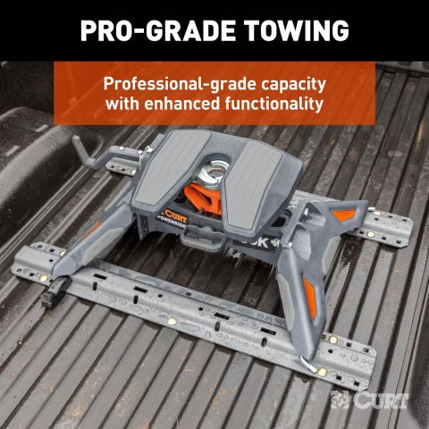CURT PowerRide Fifth Wheel Trailer Hitches 16321 Hitch, PowerRide, 30,000 Ibs. Universal, Each