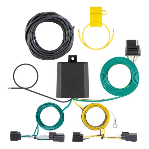 CURT Custom Wiring Connector Harnesses for 2023-2025 TELLURIDE - 56501 Trailer Wire Connector, T-Connector, 4-Way Flat, Kia, Each