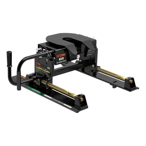 CURT E16 Fifth Wheel Trailer Hitches 16516 Hitch, Dual Pivot Head With Roller, 16,000 lbs, Kit