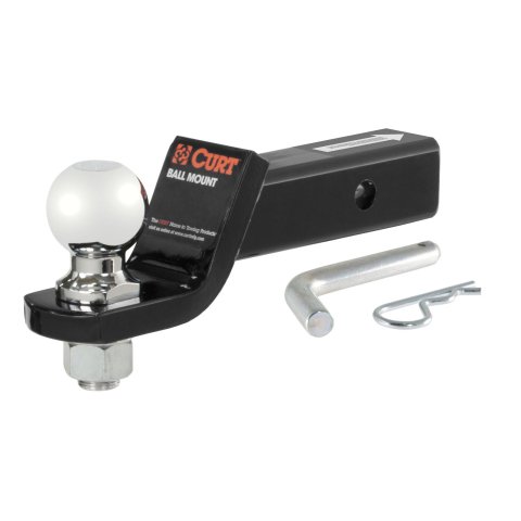 CURT Ready-Tow Ball Mounts 45041 Receiver Hitch Mount, Ready Tow Mount, 2 5/16 in., Each