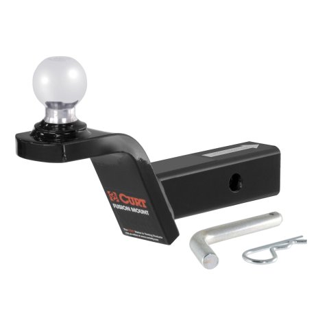 CURT Fusion Mount Ball Mounts 45155 Receiver Hitch Mount, Mount, 4 in. Rise, 2 in. Ball, Each