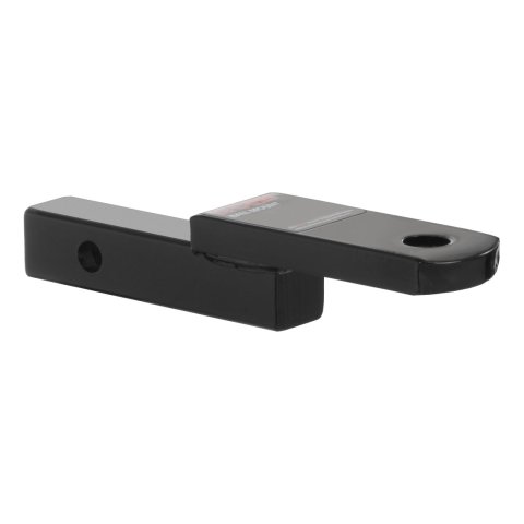 CURT Universal Ball Mounts 45518 Receiver Hitch Mount, Black, 1.25 in. Square, 1.25 in. Drop, .750 in. Rise, 6.750 Length, Each