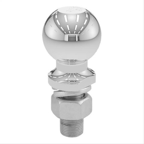 CURT Hitch Balls 40007 Ball, Chrome, 2 5/16 in. Ball, 1 in. Diameter Shank, 2.250 in. Length Shank, 10,000 lbs., Each
