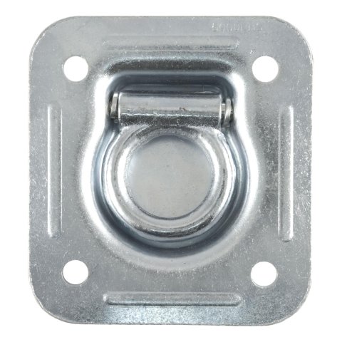 CURT Recessed Tie-Downs 83600 Cargo Tie Down Anchor, Recessed, Steel, Zinc Plated, 5,000 lb. Capacity, Each