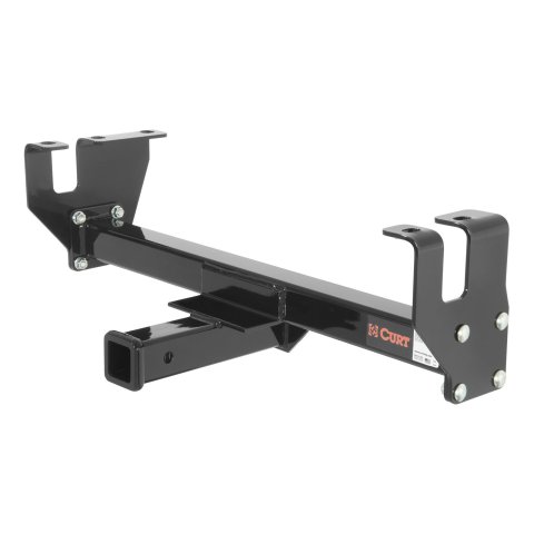 CURT Class 3 Receiver Hitch 31048 Trailer Hitch, III, 2 in. Receiver, Black Powdercoated, Front Mount, Jeep, Each