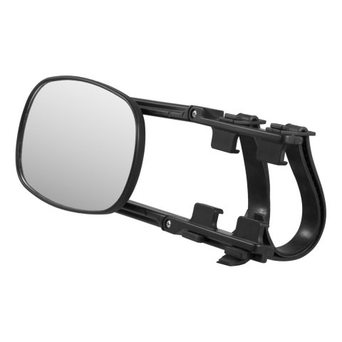 CURT Tow Mirrors 20002 Side View Mirror, Towing Type, Rectangular, Flat, Manual, Black Housing, Each