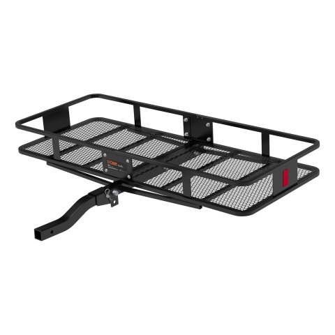 CURT Basket-Style Cargo Carriers 18153 Carrier, Receiver Hitch Mount, Steel, Black Powdercoated, 500 lb. Capacity, 60 in. x 24 in., Each