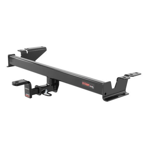 CURT Class 1 Receiver Hitch 114333 Hitch, I, 1/4 in. Receiver, Square Tube Welded, Black Powdercoated, with Old-Style Ball Mount, Chevrolet, Spark, Each