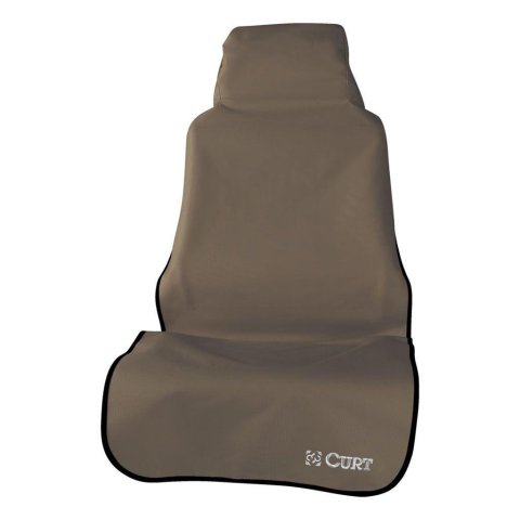 Curt Manufacturing Seat Covers 18502 Cover, Defender 58" X 23" Removable Waterproof Brown Bucket Cover
